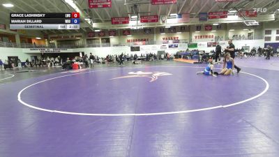 117 lbs Semifinal - Mariah Dillard, Wayland Baptist University vs Grace Lashinsky, Lindsey Wilson