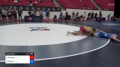 92 kg Cons 32 #2 - Christaun Astorga, Colorado vs Owen Barton, Diamondville Wrestling Club