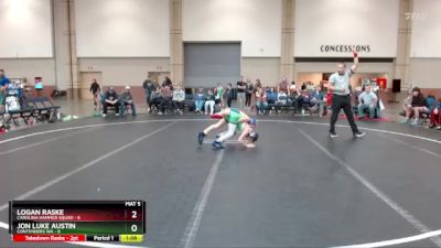 76 lbs Round 3 (6 Team) - Jon Luke Austin, Contenders WA vs Logan Raske, Carolina Hammer Squad