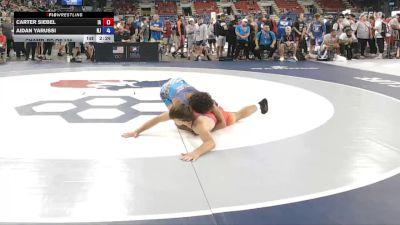 132 lbs Champ. Rd Of 128 - Carter Siebel, IA vs Aidan Yarussi, NJ