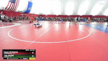 96-102 lbs Round 1 - Isaac Peterson, Lena/Bonduel vs Tad Moore, Geneseo