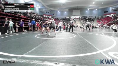 120 lbs Consi Of 4 - Ethan Berry, Team Tulsa Wrestling Club vs Ryken Crawford, Owasso Takedown Club