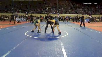 115 lbs 5th Place - Nevaeh Tagg, Jay Wrestling Club vs Laurin Walls, Norman Grappling Club