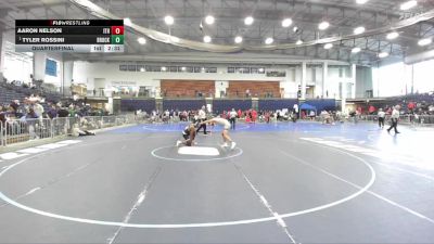157 lbs Quarterfinal - Tyler Rossini, Brockport vs Aaron Nelson, Ithaca
