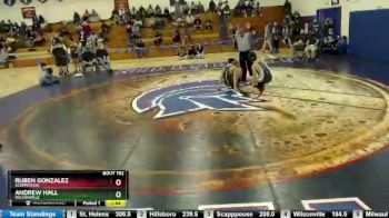 132 lbs 3rd Place Match - Andrew Hall, Wilsonville vs Ruben Gonzalez, Scapppoose