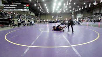 155C Semifinal - Aleana Johnston, Deer Creek vs Jaylee Simmons, Harrah