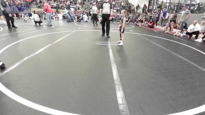 43 lbs Round Of 16 - Knox Kincaid, Blackwell Wrestling Club vs Camden Holden, Ponca City Wildcat Wrestling