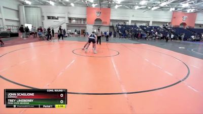 165 lbs Cons. Round 1 - Trey Lineberry, Penn State Behrend vs John Scaglione, Norwich