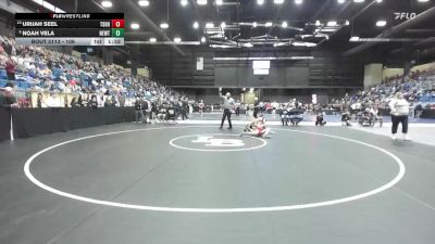 106 lbs Quarterfinal - Noah Vela, Newton vs Urijah Seel, Tecumseh - Shawnee Heights HS