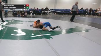 112 lbs Final - Mason Brown, NC vs Jacob Saunders, MO