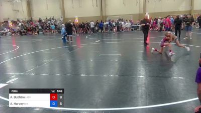 72 lbs Rr Rnd 2 - Aria Bushaw, Lady Repears vs Abby Harvey, RPA Head Hunters