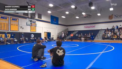 149 lbs Jagger Caldwell, Northeast Oklahoma vs Zach Dawson, Northeast Oklahoma