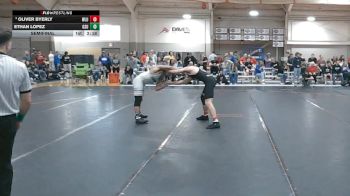 184 lbs Semifinal - Ethan Lopez, Glenville State vs Oliver Byerly, West Liberty