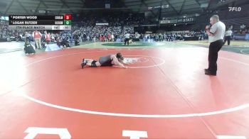 Boys 1B/2B 144 7th Place Match - Logan Rutzer, Ocosta vs Porter Wood, Almira Coulee Hartline