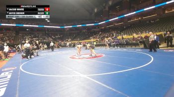 120 Class 1 lbs Champ. Round 1 - Jacob White, Trenton vs Jayce Bieser, Valle Catholic