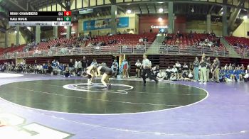 125 lbs Round 5 (6 Team) - Miah Chambers, Crismon High School vs Kali Kuck, Northwest