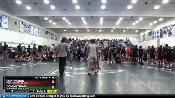 182 lbs Quarterfinal - Dominic Tran, Bishop Amat High School vs Roy Haroun, Villa Park High School