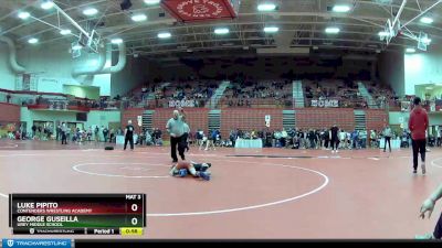 70 lbs Cons. Round 5 - George Guseilla, Urey Middle School vs Luke Pipito, Contenders Wrestling Academy