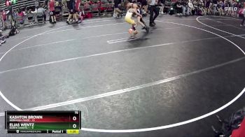 75 lbs Round 1 (6 Team) - Kashton Brown, Nebraska Maize vs Elias Wentz, North Dakota 1