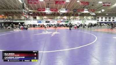 124 lbs Cons. Round 4 - Catherine Steinkamp, William Penn University vs Isla Baeza, Missouri Valley College