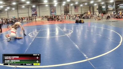 110 lbs Rd# 7- 10:45am Saturday Final Pool - Gabe Oberhein, Gotcha Blue vs Lucas Copper, Rebellion