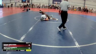 140 lbs Rd# 7- 10:45am Saturday Final Pool - Nicolas Barrett, Terps Xpress vs Isaiah Sekutera, PA Blue