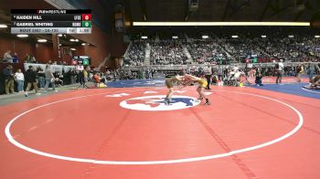 2A-120 lbs Quarterfinal - Gabriel Whiting, Rocky Mountain vs Kaiden Hill, Lingle-Ft. Laramie/Southeast