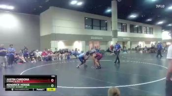 170 lbs Round 2 (6 Team) - Kendrick Hodge, Somerset Academy vs Justin Cardona, Dynamic Black