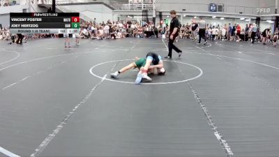 76 lbs Round 1 (6 Team) - Vincent Foster, Mat Assassins Black vs Joey Hertzog, Broad Axe White