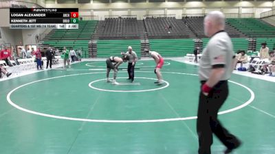 157 lbs Quarters & 1st Wb (16 Team) - Kenneth Jett, Brookwood vs Logan Alexander, Archer