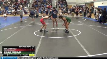 126 lbs Cons. Round 3 - Enrique Rodriguez, South Torrance High School vs Logan Pistilli, Huntington Beach