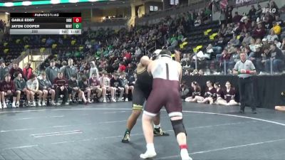 285 lbs 5th & 7th Place - Gable Eddy, Independence vs Jaydn Cooper, Winterset