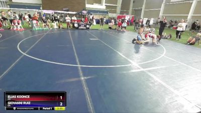 150 lbs Champ. Round 3 - Elias Koonce, CO vs Giovanni Ruiz, CA