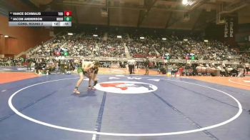 2A-150 lbs Cons. Round 2 - Vance Schmaus, Tongue River vs Jacob Anderson, Moorcroft