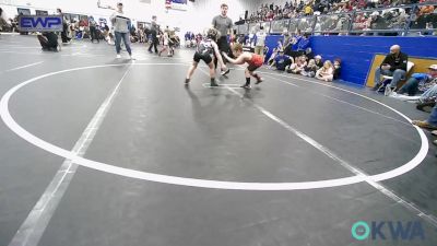 66 lbs Quarterfinal - Lane Jager, Carl Albert vs Truett Jolliff, Lone Grove Takedown Club