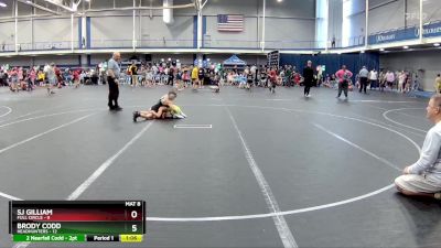 72 lbs Finals (2 Team) - SJ Gilliam, Full Circle vs Brody Codd, Headhunters