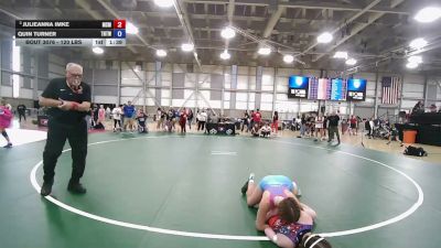 120 lbs Champ. Rd Of 16 - Julieanna Imke, Mat-Su Matmen vs Quin Turner, Tough N Technical Wrestling Club (TNTWC)