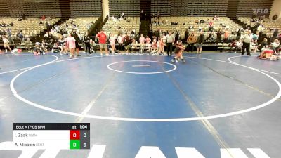 54 lbs Rr Rnd 5 - Isabella Zaak, Team Virginia vs Averie Mission, Centurion Wrestling