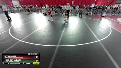 124 lbs Cons. Round 1 - Kit Alsaker, Team Nazar Training Center vs Morhgin Ludack, B.A.M. Training Center