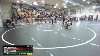 138 lbs Champ. Round 1 - Edwin Garrido, Beckman vs Carlos Quezada, Corona