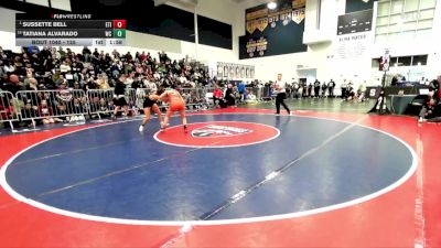 125 lbs Champ. Round 1 - Sussette Bell, Etiwanda vs Tatiana Alvarado, West Covina