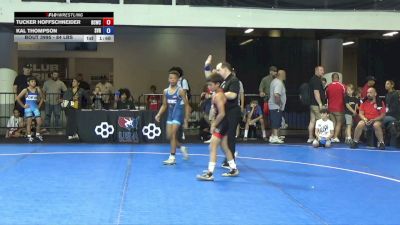84 lbs Quarters - Tucker Hoffschneider, Bear Cave Wrestling Club vs Kal Thompson, Steel Valley Renegades