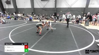 70 lbs Semifinal - Zanyah Keys, Team Aggression vs Troy Blevins, Punisher Wrestling
