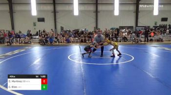 49 lbs Prelims - Dragon Martinez III, New Mexico vs Cameron Rios, Lions Wrestling Academy