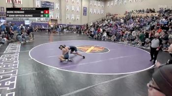 144 lbs Champ. Round 2 - John Bryson Burke, Arlington vs Murk Romano, Independence