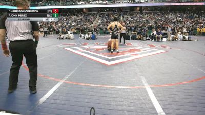 5A 190 lbs Semifinal - Harrison Compton, Seaforth vs John Perez, Rockingham County