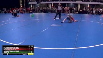 85 lbs Quarterfinal - Kingston Gardas, Pinnacle vs Maverick Wendel, Immortal Athletics WC