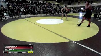190 lbs Cons. Round 6 - Keshaun White, Centennial (Corona) vs Mike Baeza, San Dimas