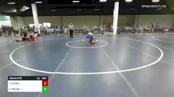 138 lbs Round Of 32 - Tom Crook, FL vs Zachary Parker, CA