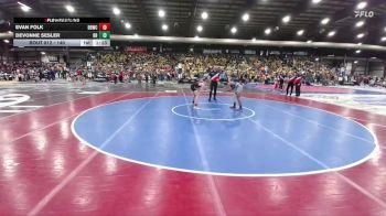 140 lbs Quarterfinal - Devonne Sesler, Bon Homme vs Evan Folk, Dakota Boyz Wrestling Club
